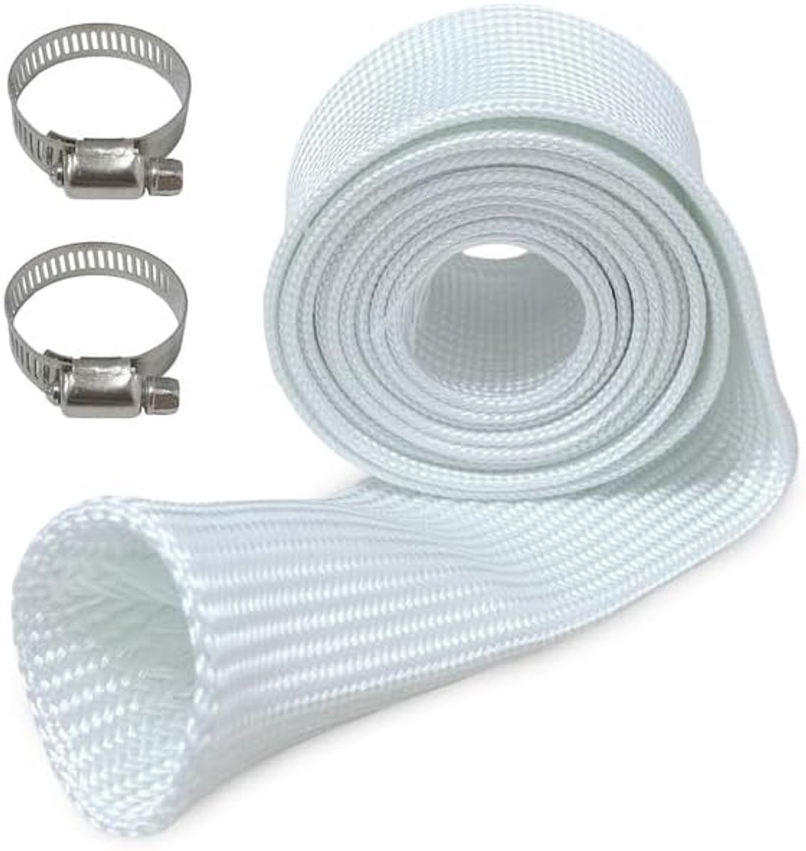 25 mm hittebeschermingsslang, uitlaatpijp, staande verwarming met 2 clips, noodstroomaggregaat, uitlaatpijp, staande verwarming, accessoires voor airconditioning en verwarmingssystemen