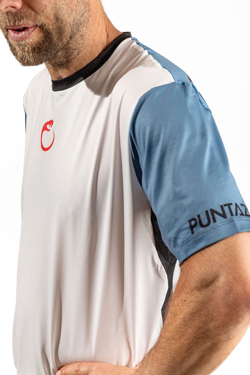 PUNTAZO Padel T-shirt Heren Sportshirt EXTRA LARGE blauw Korte mouw