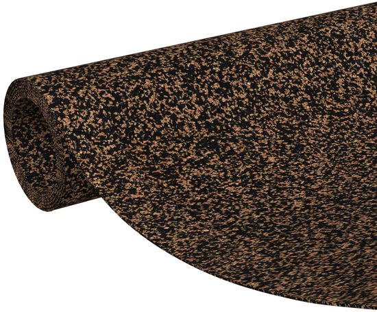 vidaXL - Kurkrol - Bruin - 100 - x - 200 - cm - Kurk - en - Rubber — afbeelding 2