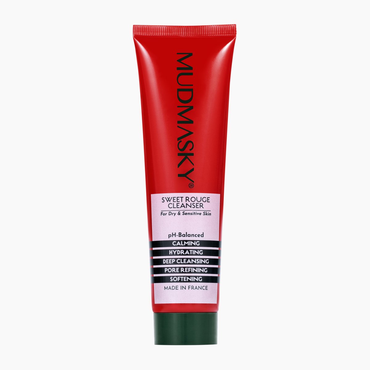 MUDMASKY® - Sweet Rouge Cleanser 100ml - Milde reiniger - gel reiniger - kersengeur