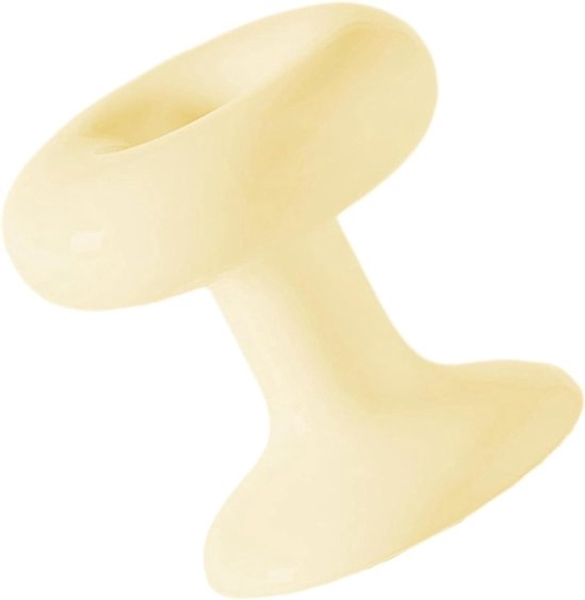 Toiletspoelknop Hulp - Drukknop Gereedschap - Hygiënisch Werken - Voorkomt Nagelschade - 2.2 cm - Geel