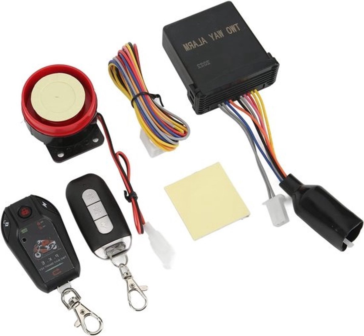 Afstandsbediening Start ATV Motorfiets 2-weg Alarmsysteem Anti Kaping Motorstartkit PKE Entry Auto Lock Unlock voor Scooter ATV