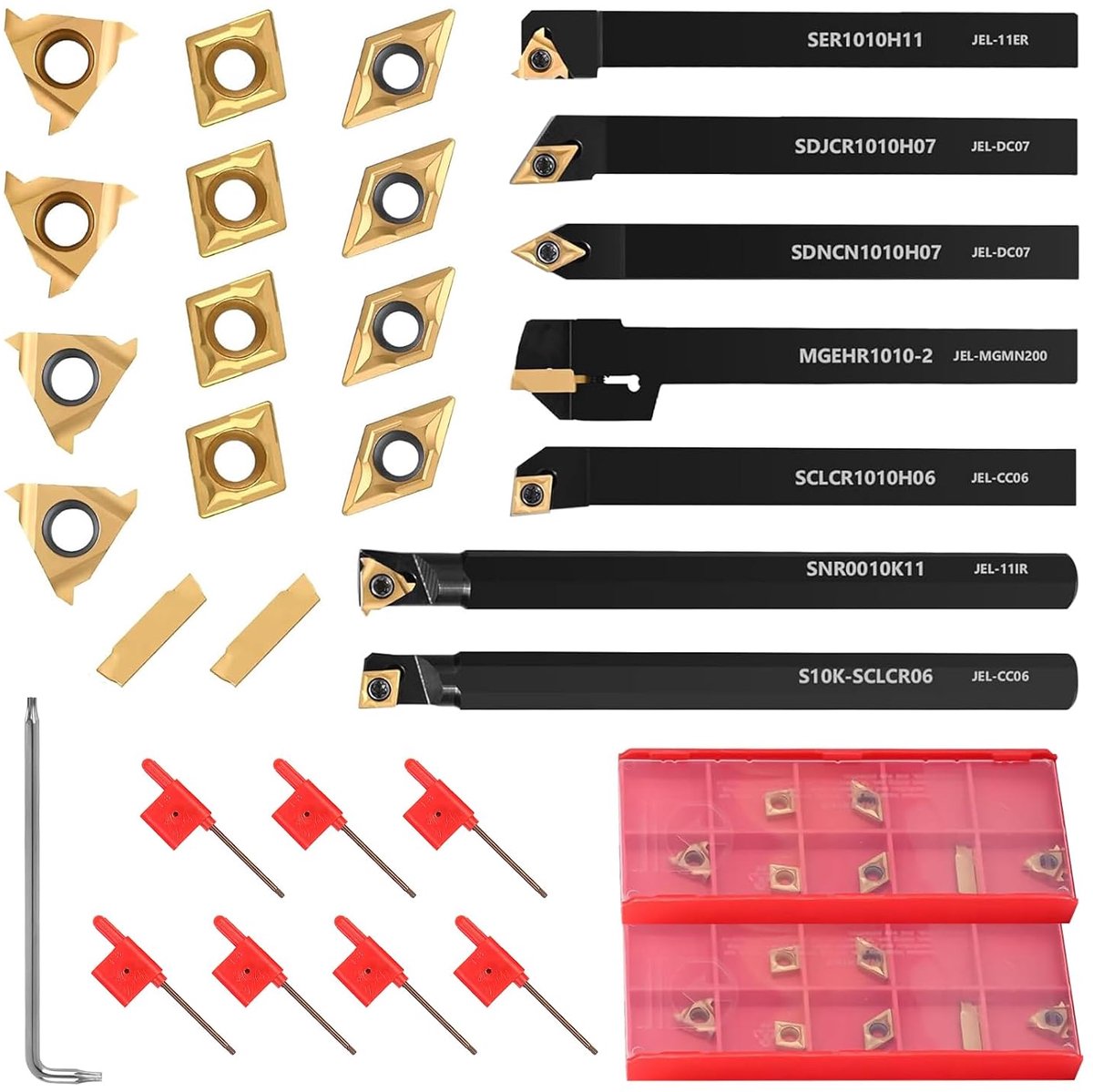 8 mm Draaigereedschap Houder Set voor CNC en Draaibanken