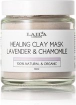 Laila London Healing Clay Mask Lavender & Chamomile 100% Natural 120ml.