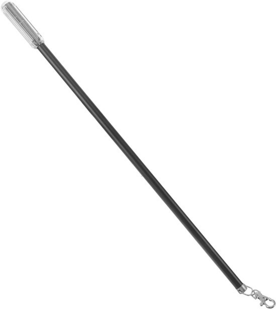 Gordijn Trekstang - Gordijnstok Gordijnopener - Gordijnen Openen - Robuust Aluminiumontwerp - 55.5 cm - Zwart