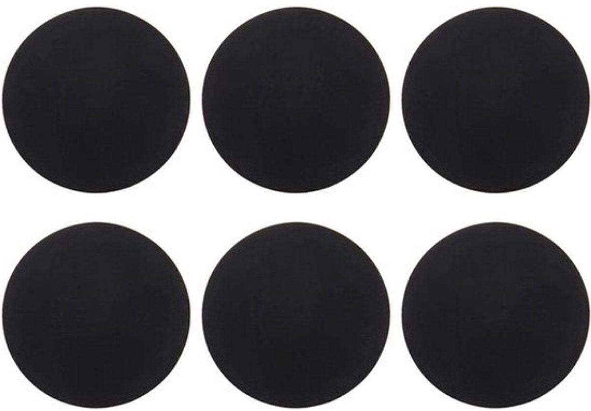 Squash Ballen - Sport Ballen - Wedstrijd Spelen - Snelle Snelheid - 6 Stuks - Zwart