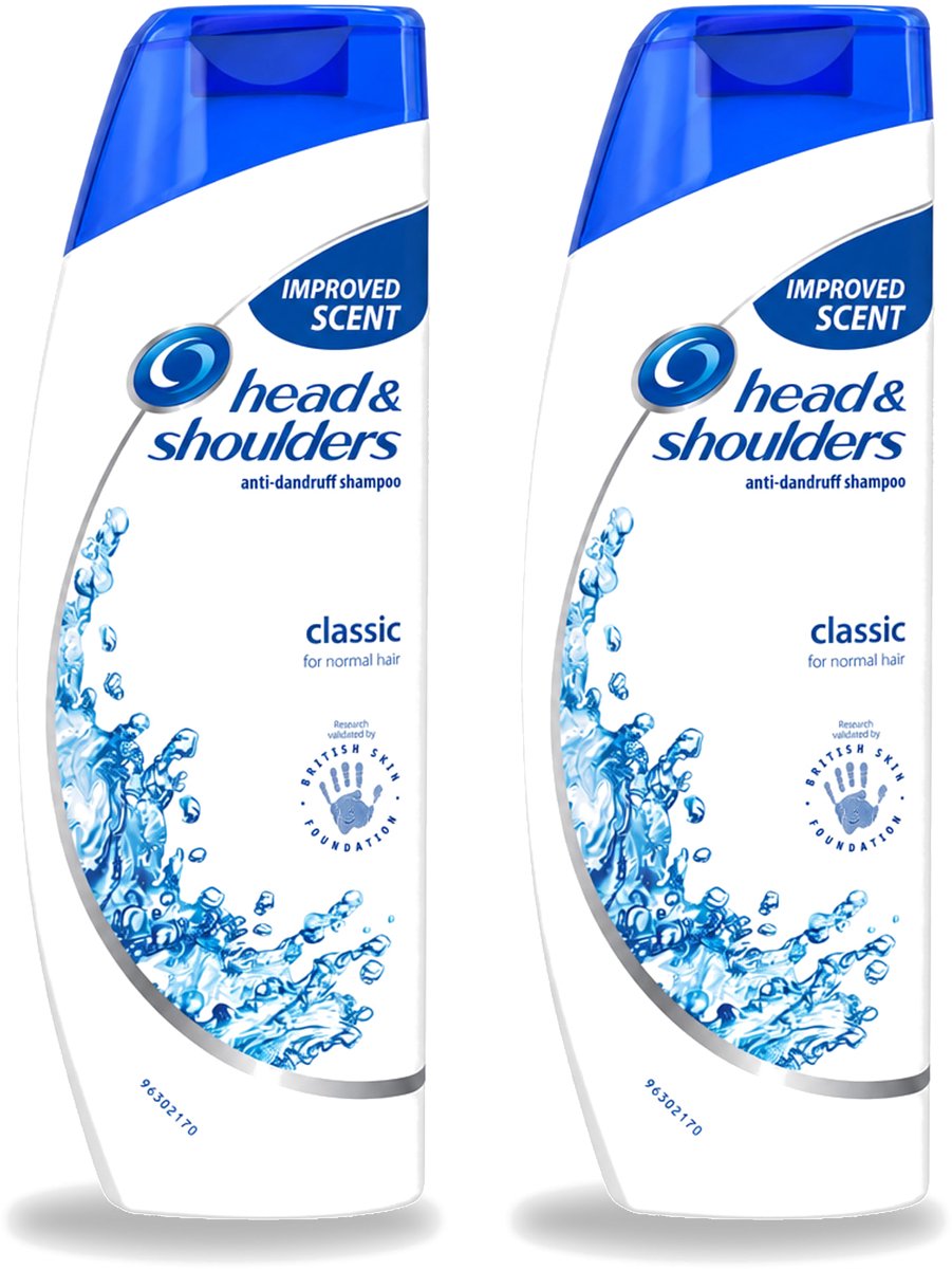 2 x Head & Shoulders - Shampoo - Classic Clean - 250ml - Voordeelverpakking - 2 stuks