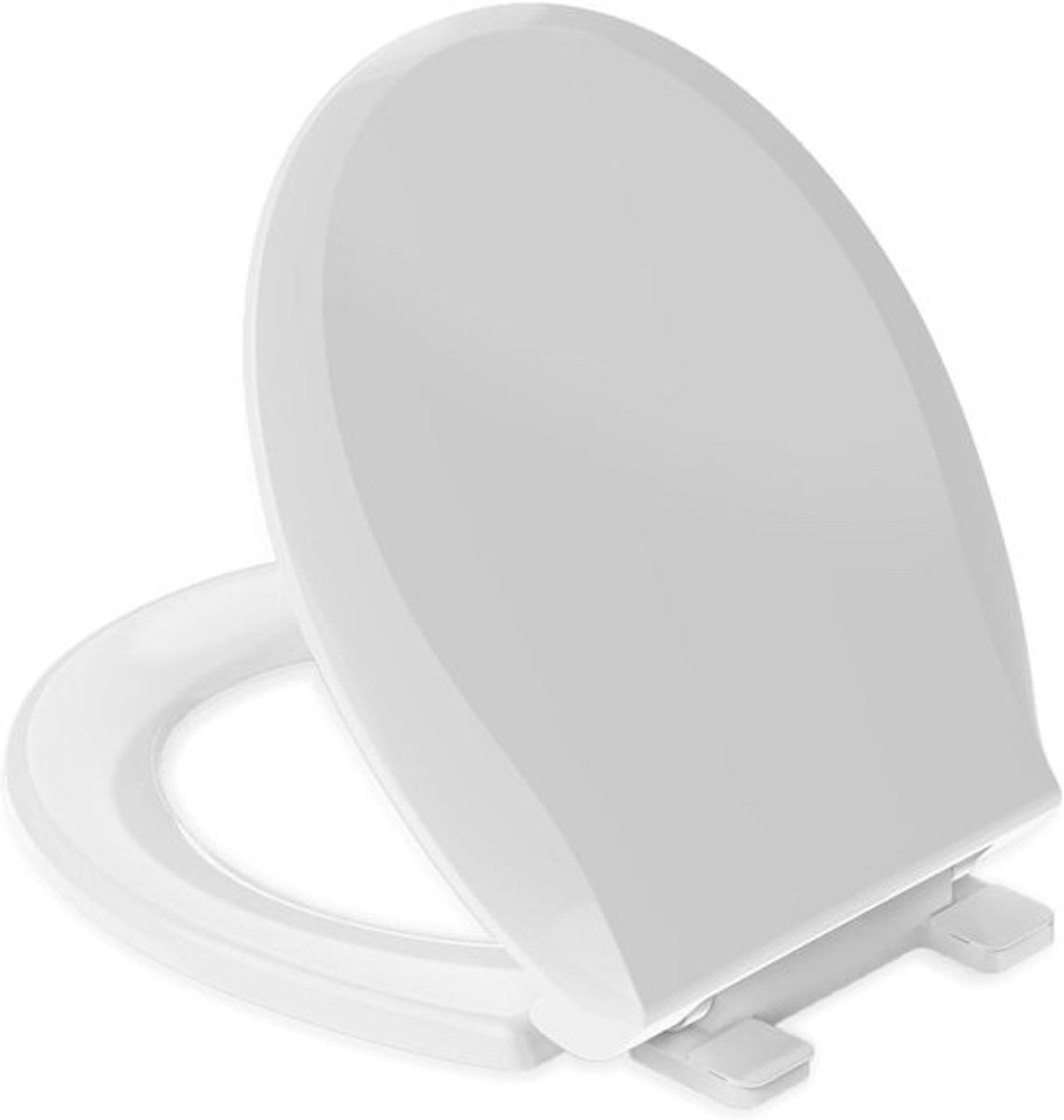 Ronde Toiletbril - Toiletdeksel - Badkamer Upgrade - Softclose Scharnier - 419 cm - Wit