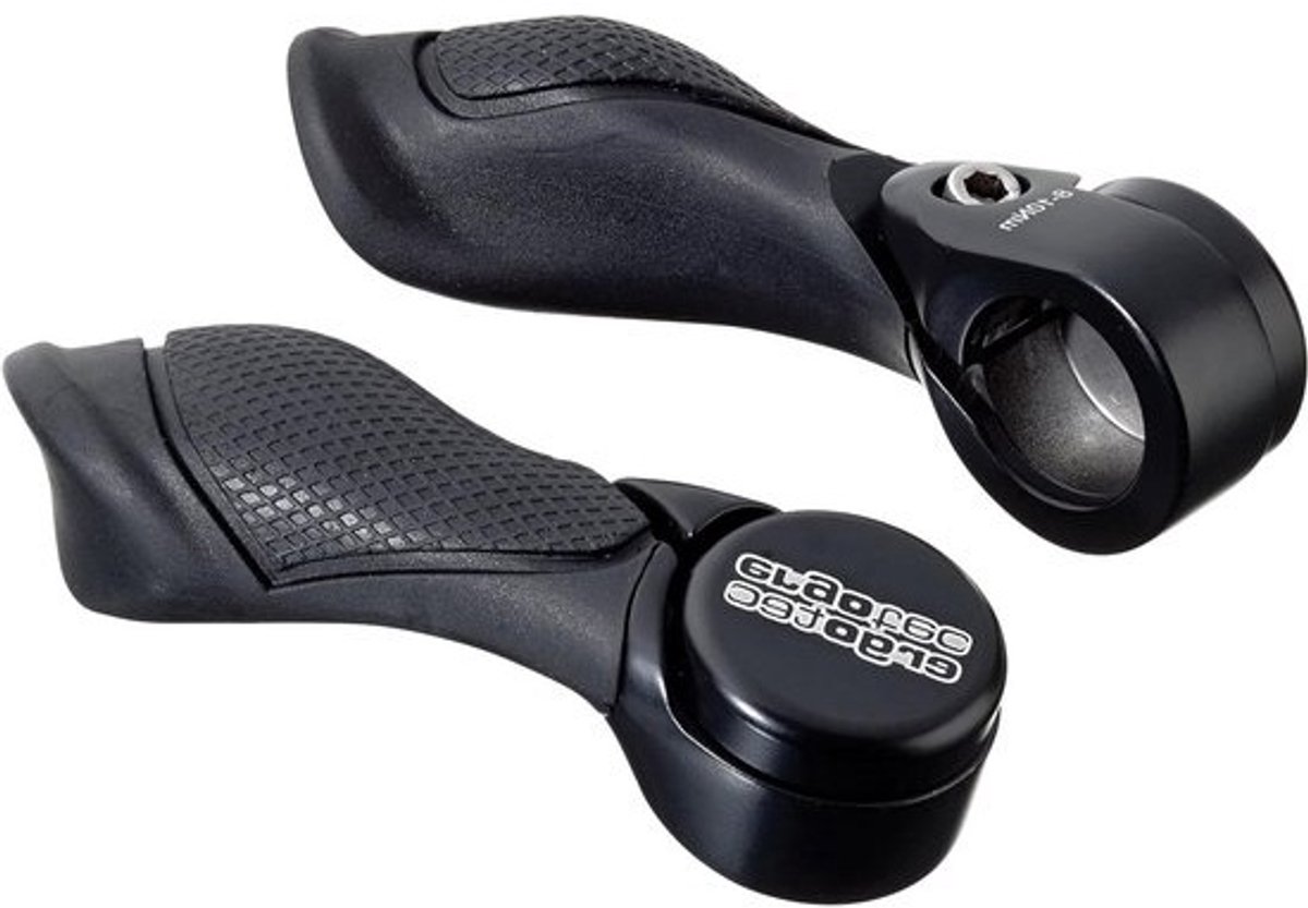 Fiets Handvat Verlengstukken - Stuur Handvatten - Comfortabel Fietsen - Individueel Verstelbaar - 292 gram - Zwart