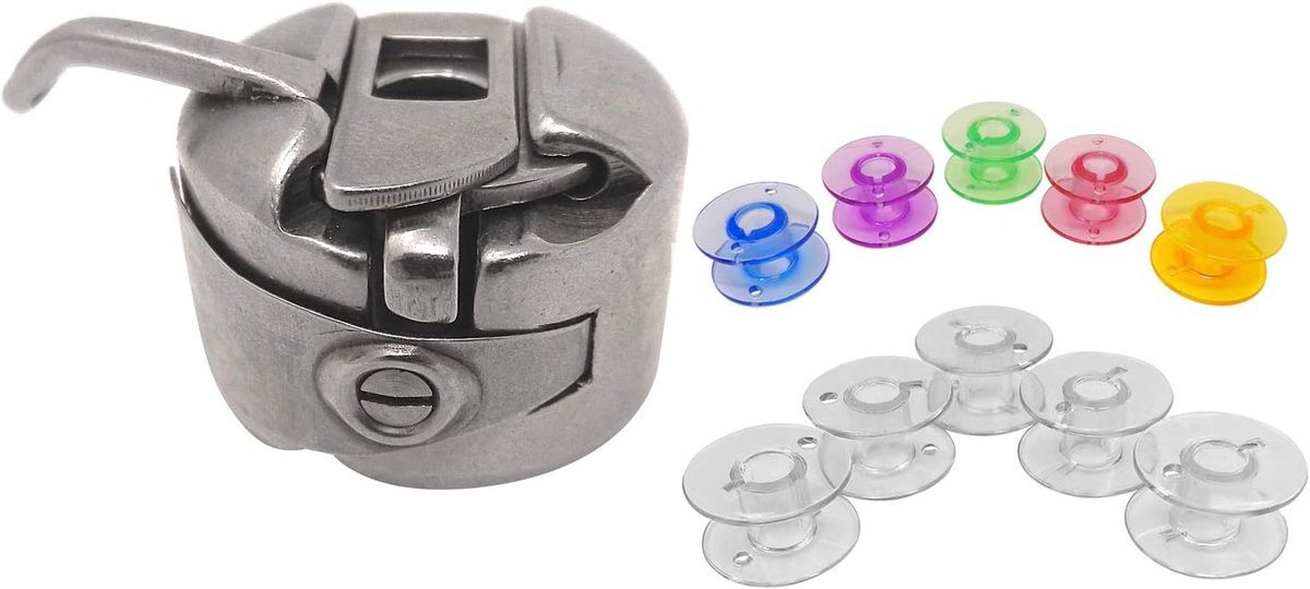 Spoelcapsule + gekleurde kleurrijke + transparante kunststof spoelen voor Toyota RSseries + RS 2000 naaimachine
