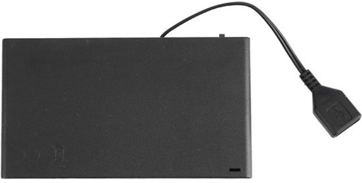 Batterijhouder AA - Batterijdoos Opslag - Apparaten Voeden - Met Schakelaars - 2/3/4/6/8 Slots - Zwart