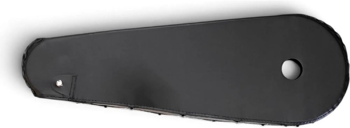 Falkx Kettingkast lakdoek 26 inch zwart als afdekking voor fietsketting en kettingwiel op de fiets