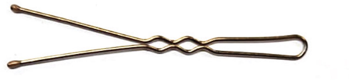 DKS Pro Haarspelden Bruin - Golvende Opsteekspelden - 5 cm - 250 g