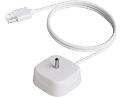 tandenborsteloplader voor Dada Tech/Fairywill/bitvae/Seago/elektrische tandenborstel (alleen compatibel met USB-stekker, niet compatibel met andere stekkers (wit)