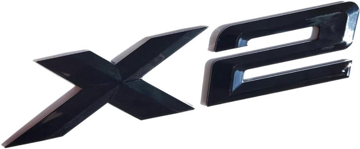Zwart Glanzend Achterklep Logo Terug Badge Embleem Tuning Modificatie F39 U10