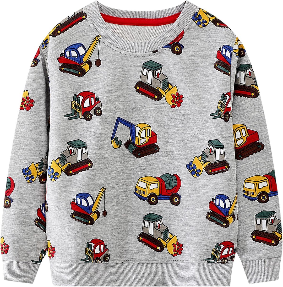 Sweatshirts Jongens Lange Mouw Trui Katoen Kids Dinosaurus Shirts Sport T-shirt Lange Mouw Shirt Activewear zonder Hoodie Warme Winter Lente Herfst Tops Tops 2-7 Jaar Maat 92-122