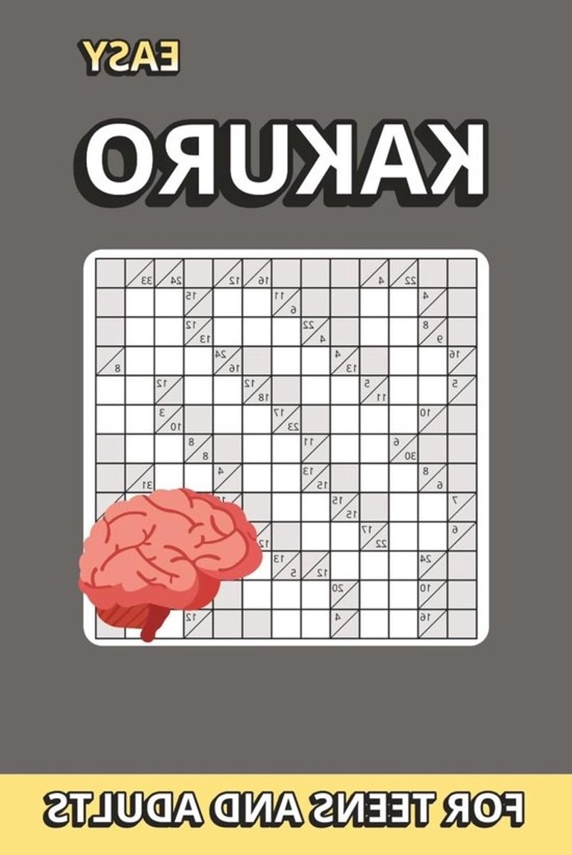 Kakuro Puzzelboek - Logische Puzzels - Hersenen Trainen - 50 Uitdagingen - 15x23 cm - Niet gespecificeerd