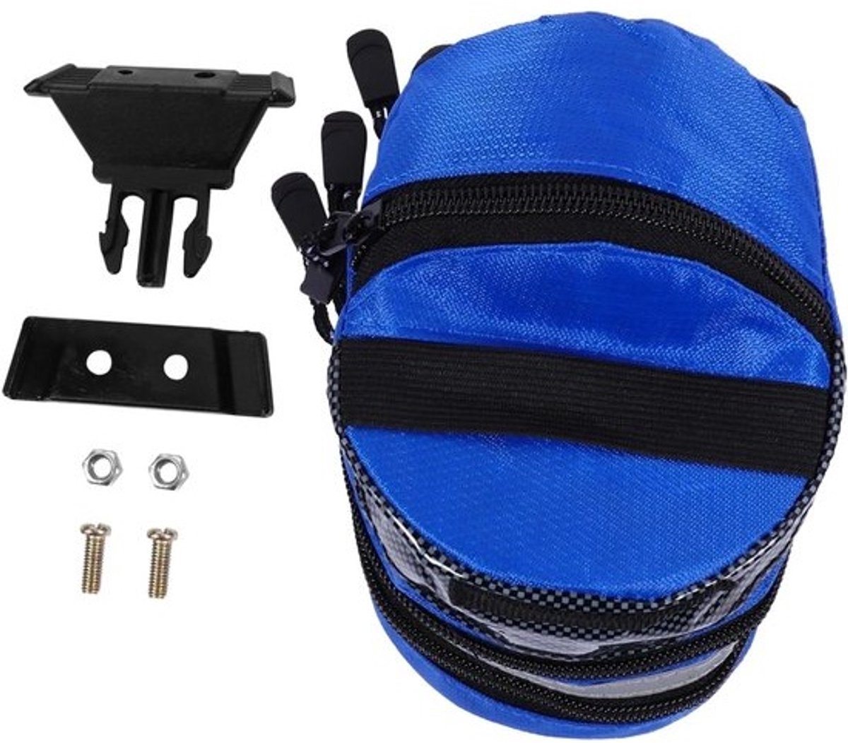 Fiets Zadeltas - Fietstas Fietsaccessoire - Opbergen Benodigdheden - Waterdicht Polyester - 15x10 cm - Blauw