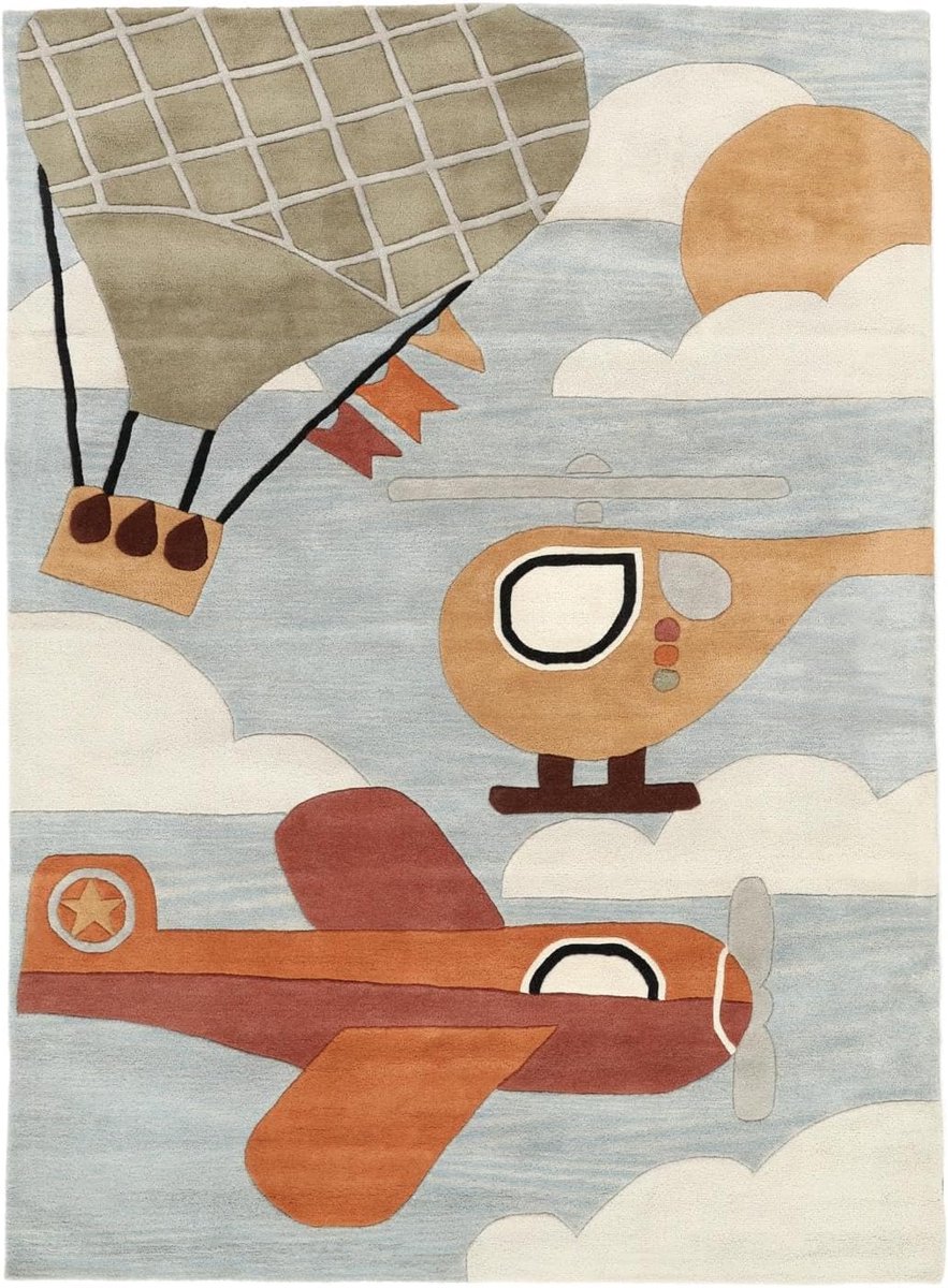 Air Play Kinderkleed, 120 x 180 cm, Licht Blauw