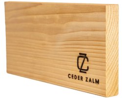 Cederzalm Rookplank The Original M 2.0 – Premium Western Red Cedar – Rookhout 25mm Dik – Voor Zalm, Vlees & Groenten – Authentieke Rooksmaak op de BBQ