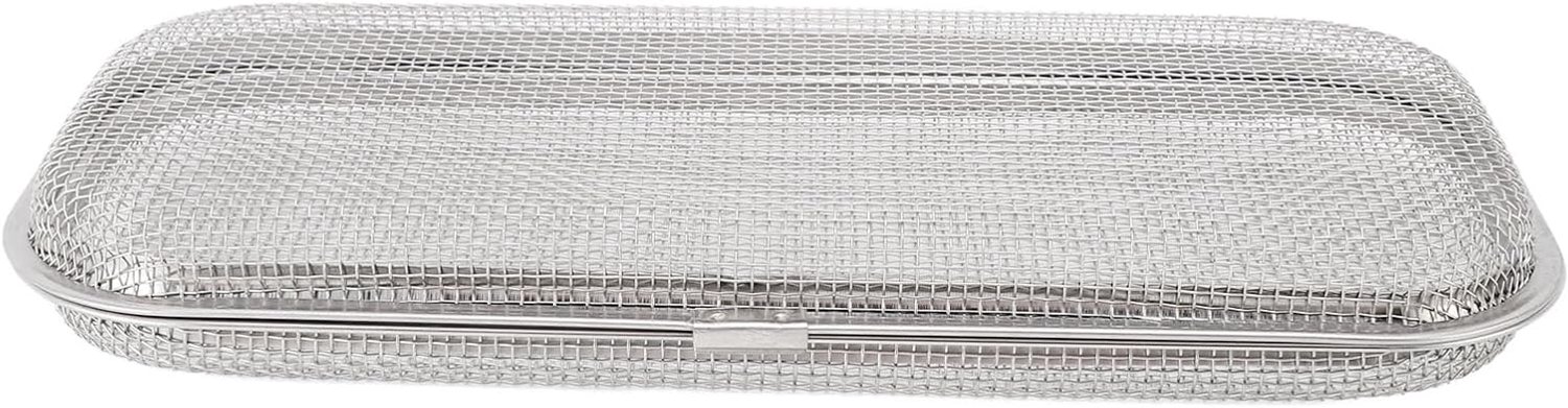 Vaatwasmand voor e Voorwerpen, Vaatwasmand Pinnenmand, 304 Roestvrij Staal Rechthoekig Mesh Afvoer Vaatwasmand Zilveren Houder voor Stokjes e Voorwerpen ( 80x66x100cm)