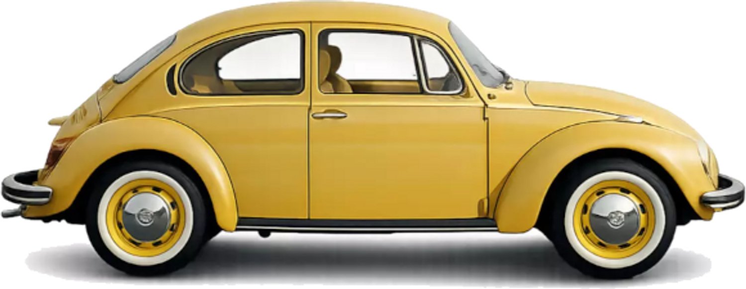 Volkswagen 1303 1973 Geel - Modelauto 1/18 Norev