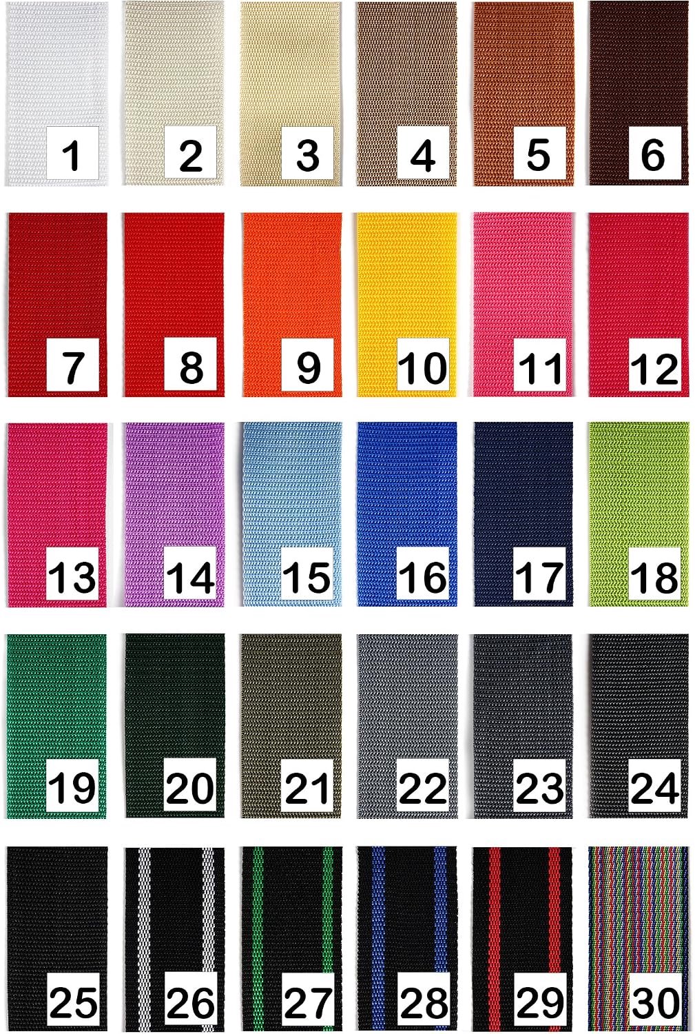 Webbing 100 cm - 100% polypropyleen - sterk - veelzijdig gebruik - Homevero