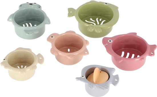 Jipy - Badspeeltjes - Bioplastic Stapel Vormen van Jipy — afbeelding 4