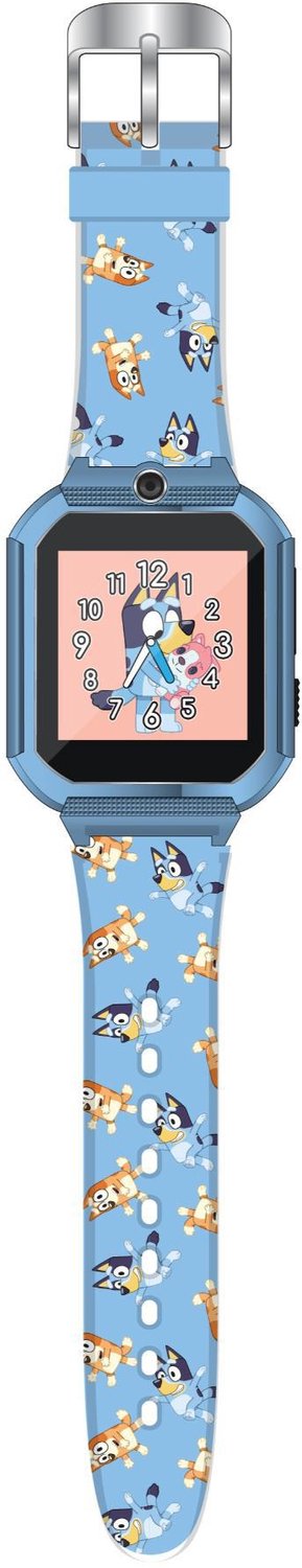 Accutime Kinderhorloge Bluey - Smartwatch Kind - Kinderhorloge met Spelletjes - Smartwatch Kinderen - Selfie Camera - Blauw