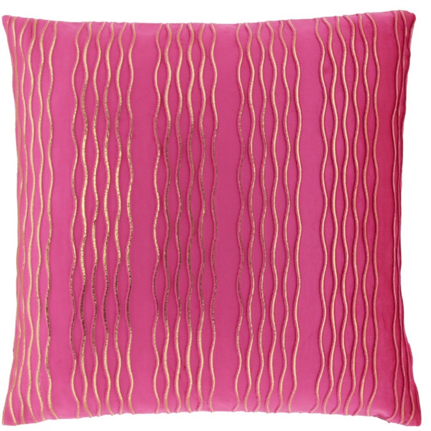 Unique Living Sierkussen Hilke - fuchsia - 45x45cm Roze