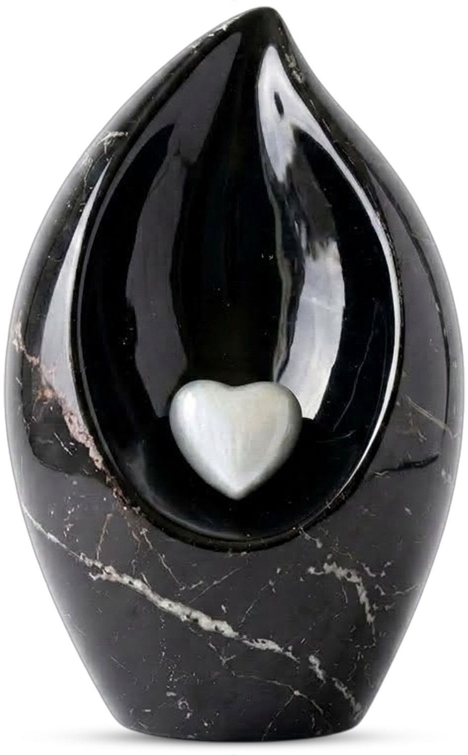 Unieke As Urn - 3.5 Liter - Handgemaakte urn - Urn - Crematie Urn - Uniek - Voor Huisdieren of Menselijk As - Crematie As - Decoratie Urn - Black Heaven