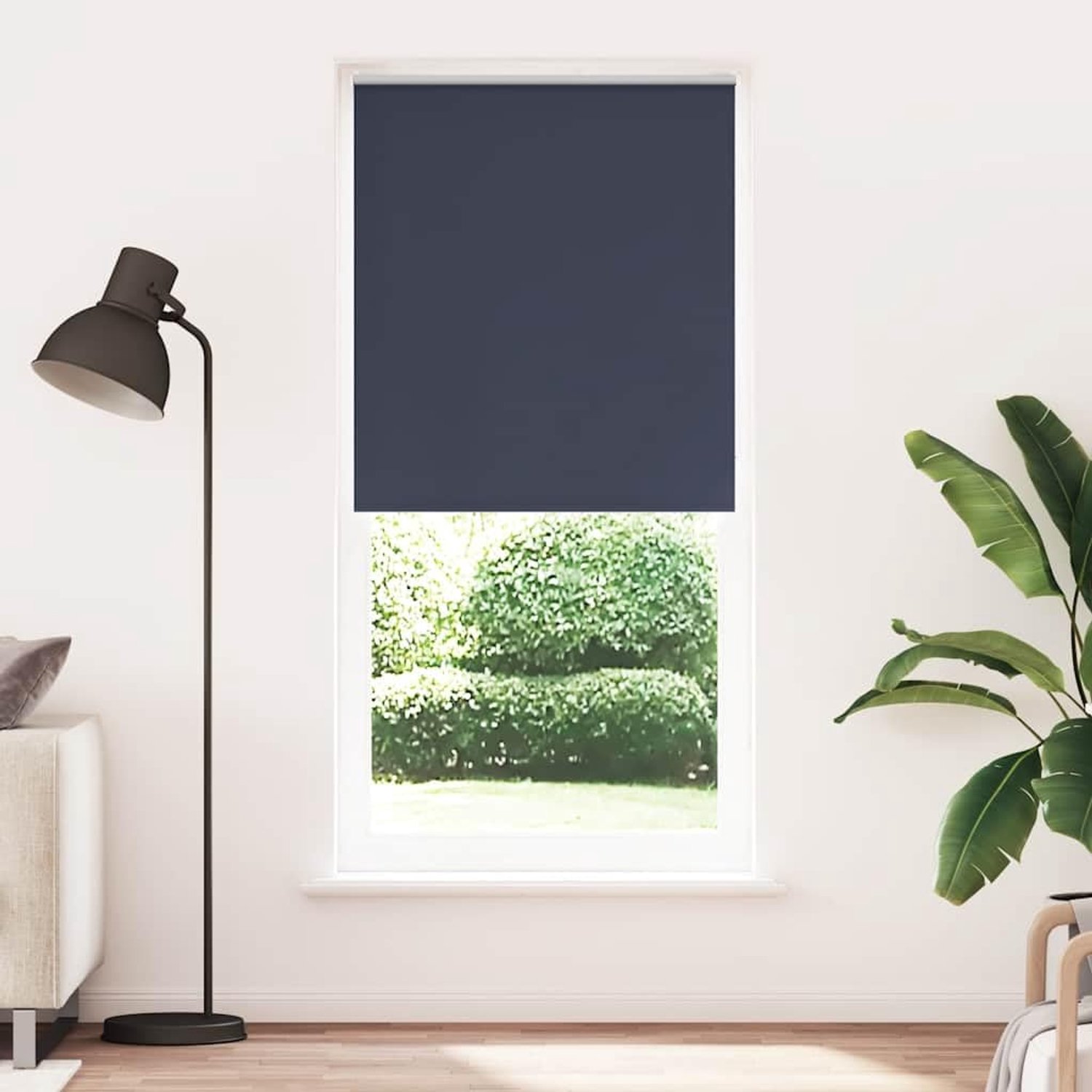 100% lichtblokkering, met zilverkleurige thermische coating, voor slaapkamer en kantoor, eenvoudige installatie aan muur of plafond, inclusief accessoires