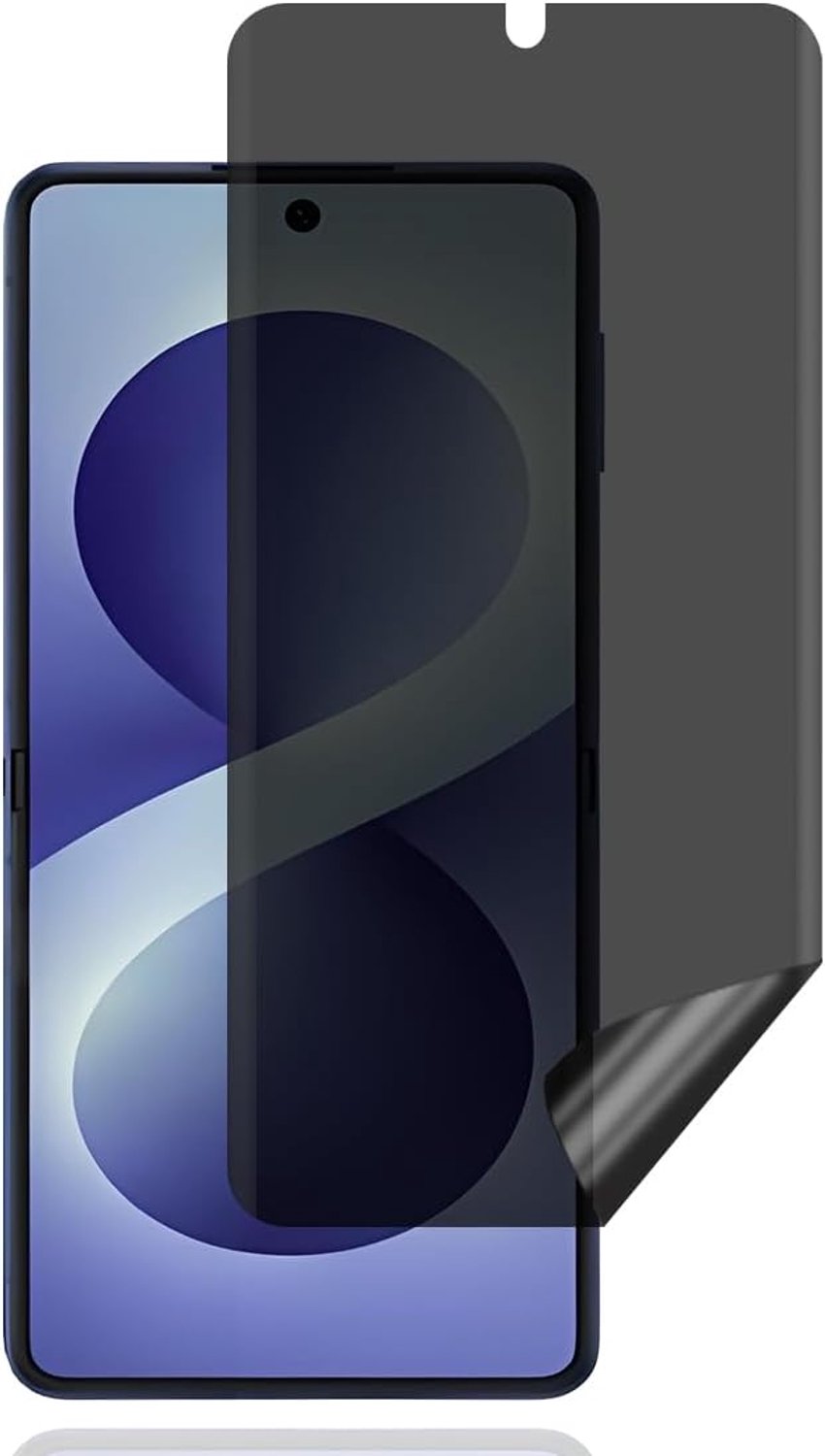 Screen Protector voor Samsung Galaxy Z Flip 8, anti-spy TPU zachte