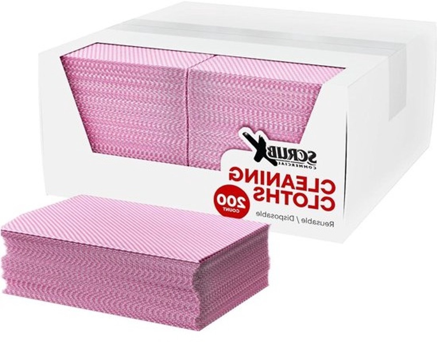 Papieren keukendoeken - Absorberende doeken - Voor hygiënisch reinigen - Sterk absorberend materiaal - 200 stuks - Wit