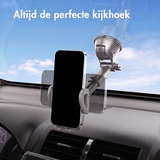 imoshion 2-in-1 Telefoonhouders Auto met Krachtige Zuignap voor Dashboard en Raam - Verstelbaar en 360° Draaibaar - GSM Houder - Universeel — cadeau in Cadeau-ideeën - foto 4