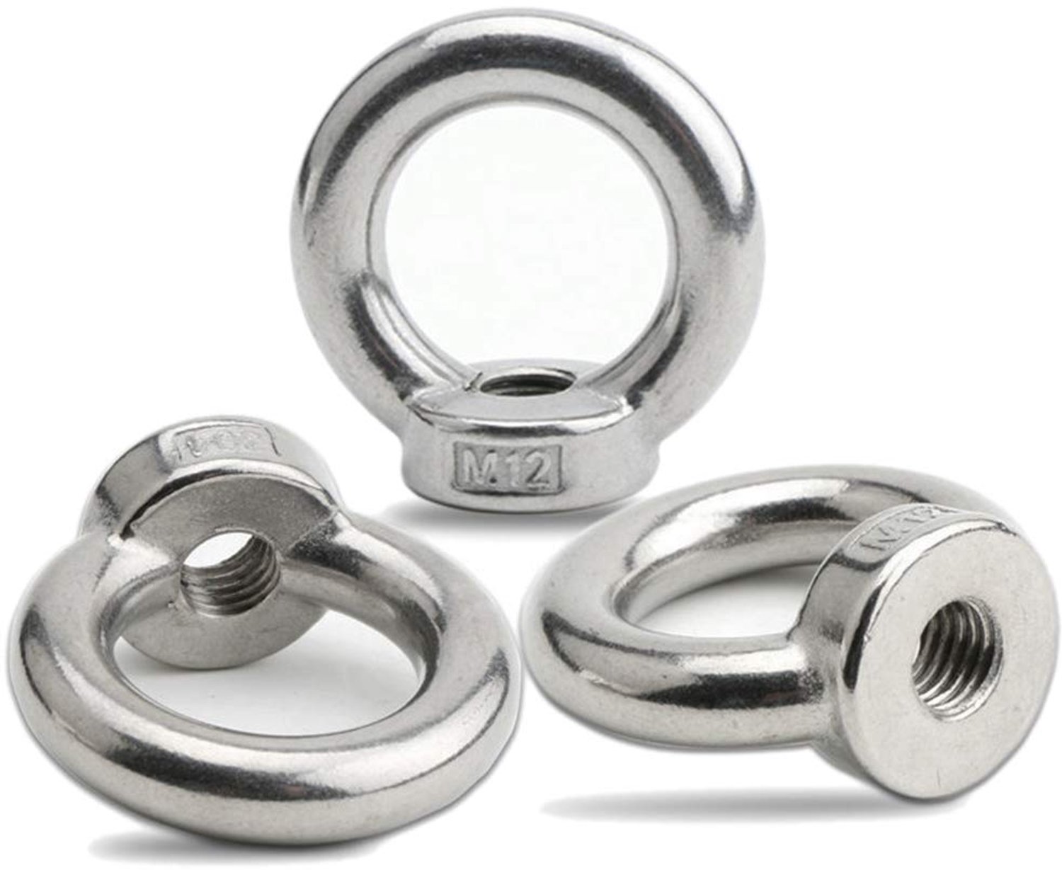 Ringmoeren M5 - RVS 304 - 12 stuks - Ideaal voor hijstoepassingen - Homevero