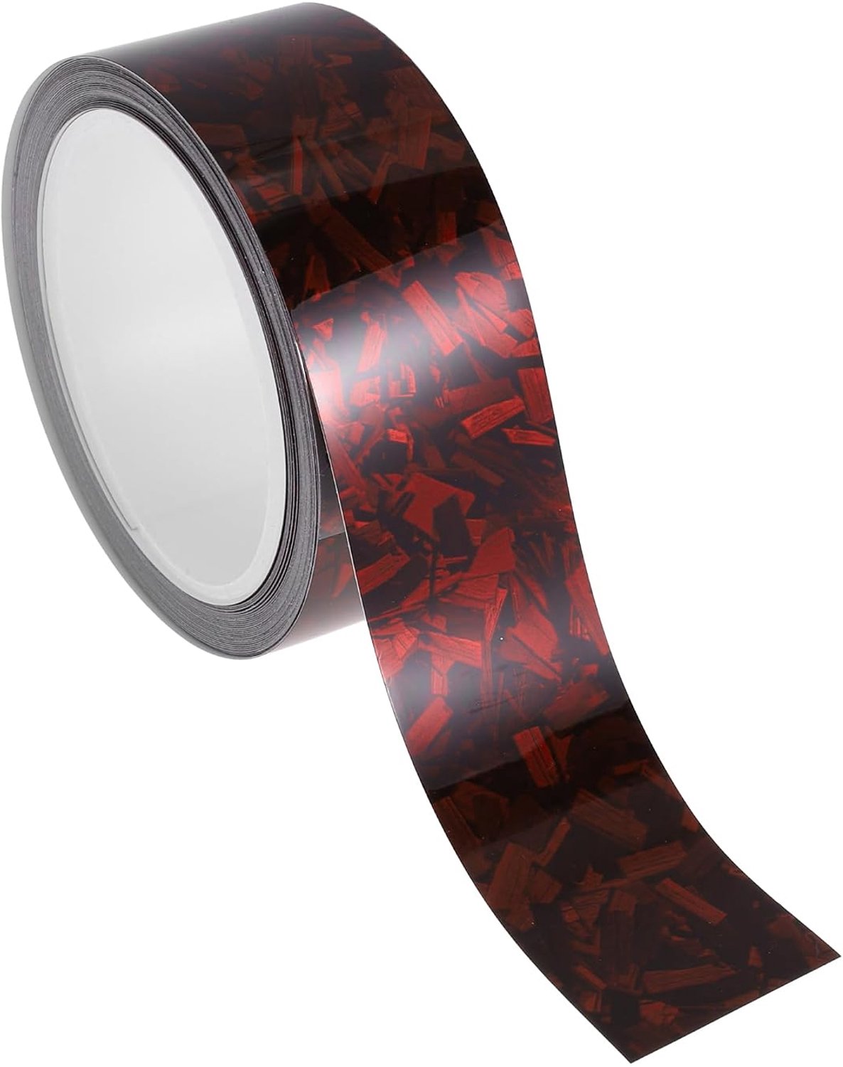 Gestreept plakband, 40 mm x 8,5 m, smeedpatroon voor auto, motorfiets, boot, racestrepen, doe-het-zelf, rood, 1 stuk - Homevero