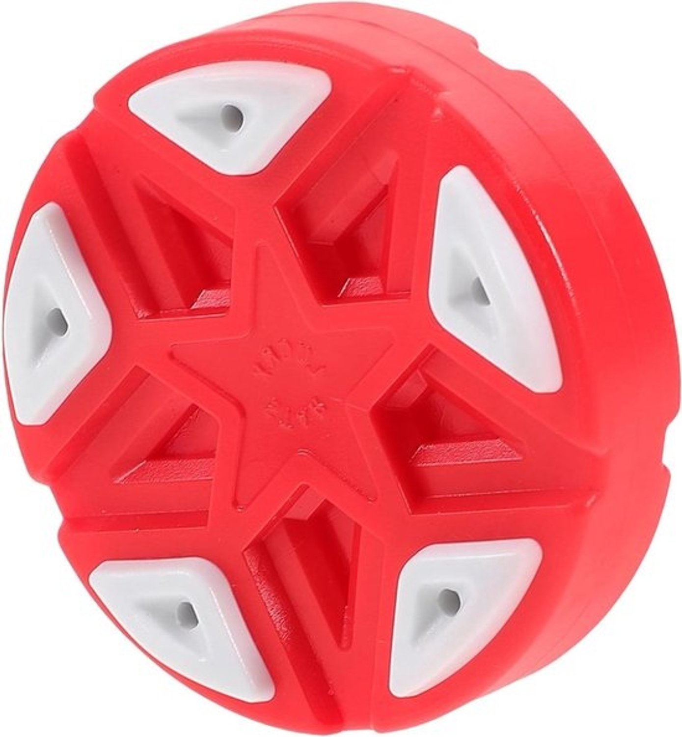 Inlinehockeypuck - Hockeybal - Voor training en wedstrijden - Antislipontwerp - 7.6 x 7.6 x 2.7 cm