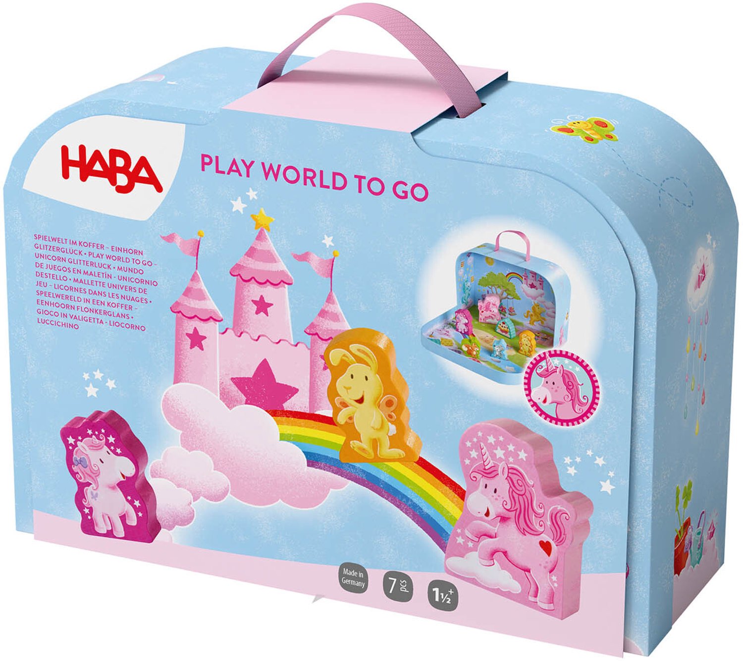 Haba speelset eenhoorn koffer - fantasie speelgoed voor kinderen.