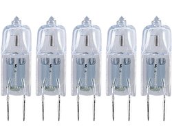 Osram G4 Halogeenlamp 12V - 20W 300lm - Halogeen Lampjes Insteek - Warm Wit Licht - Dimbaar - 10x10x33mm - Per 5 Halogeenlampen