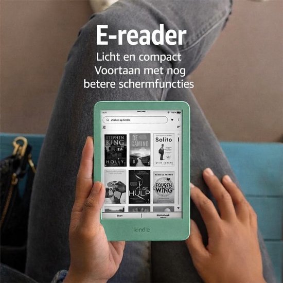 Ereader - Luisterboeken - E-reader Boeken - Matcha - 16cm x 11cm x 1cm — afbeelding 3