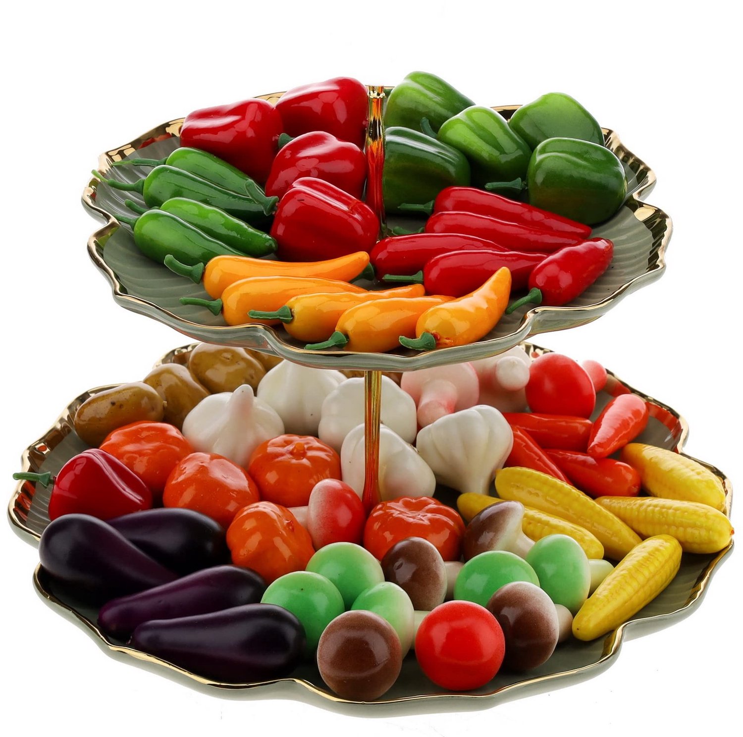 Set van 70 Nep Mini Groenten voor Decoratie