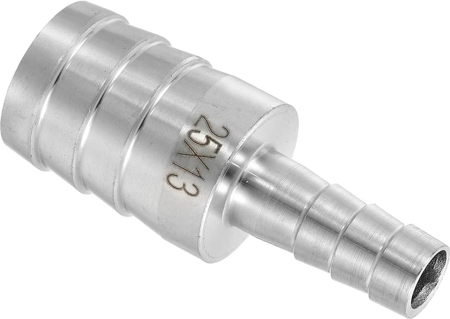 Hose reducer 1 inch naar 1/2 inch - 304 roestvrij staal - slang koppeling - ideaal voor vacuümsystemen - Vemera