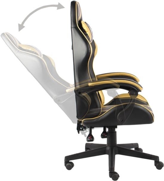 Luxe Racestoel met Kunstleren Bekleding - Ergonomisch en Verstelbaar van luxe — afbeelding 2