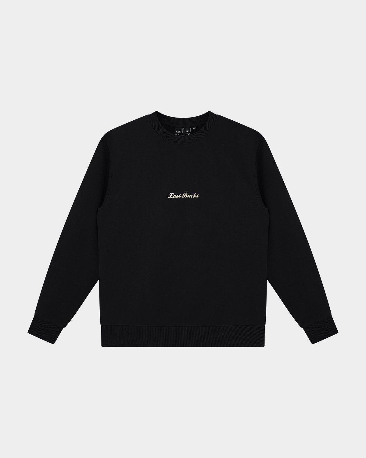 Last Bucks - Signature Sweater - Heren Sweater - Zwart - Maat S - Regular Fit