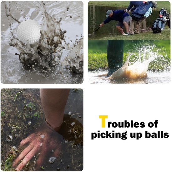 Uittrekbare Golfbal Retriever van RVS — afbeelding 2