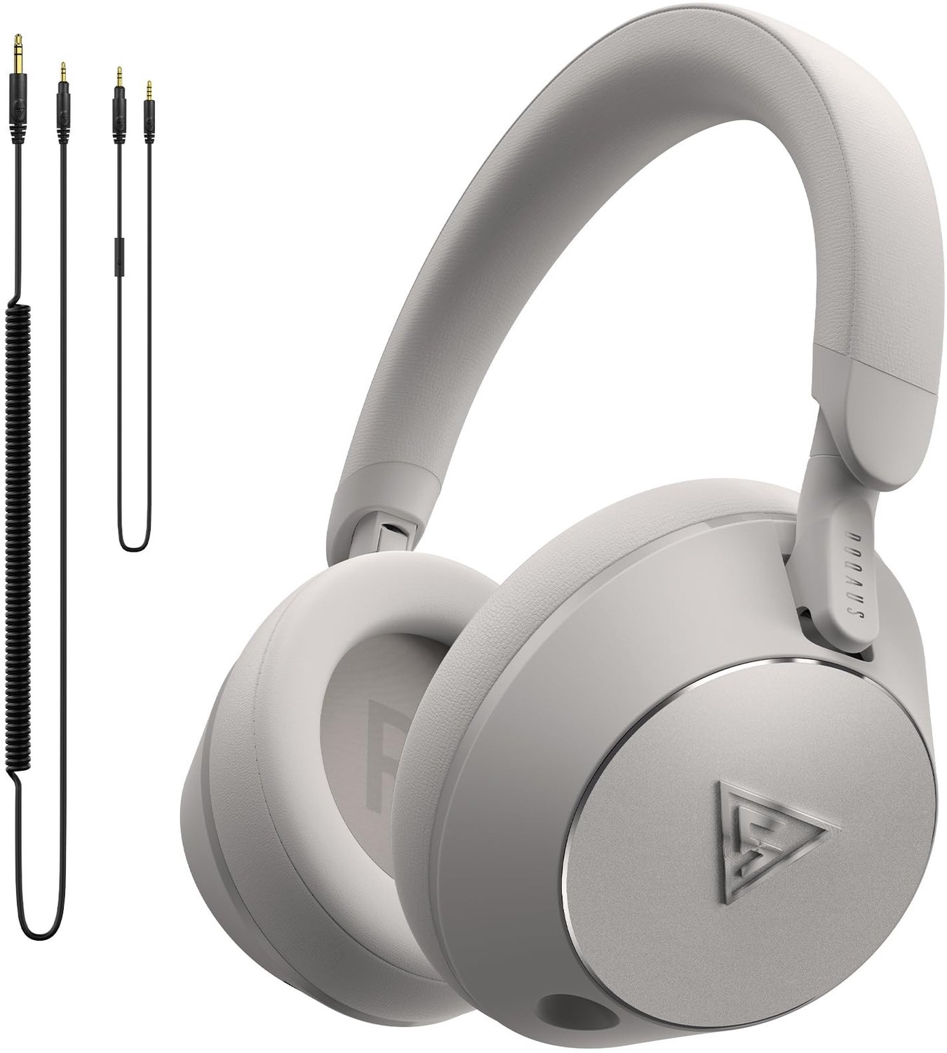 Over-Ear Koptelefoon met Kabel - DJ Studio - Lichtgrijs