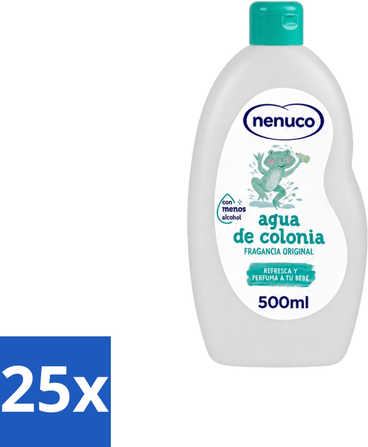 25 x Nenuco – Haarlotion – Agua de Colonia – 500 ml - Voordeelverpakking - 25 stuks