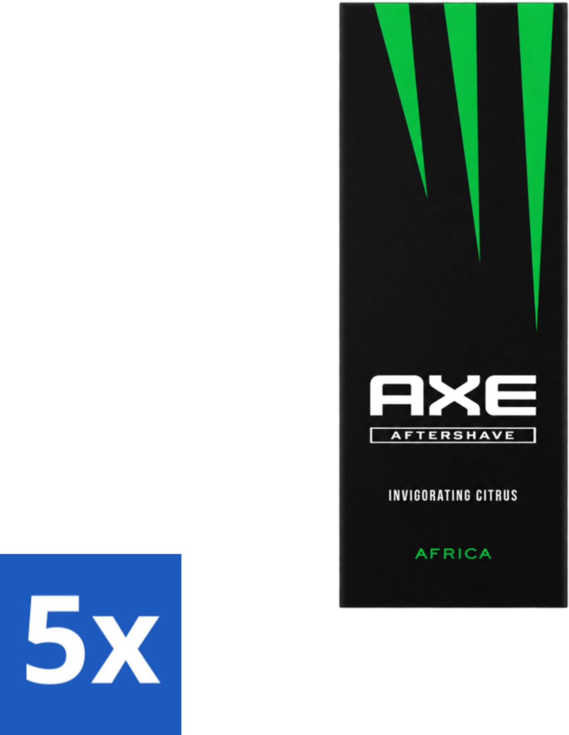 5 x Axe – Aftershave – Africa – 100 ml - Voordeelverpakking - 5 stuks