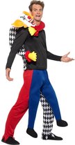 Clown in de rug kostuum voor mannen - Volwassenen kostuums